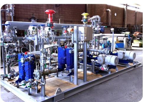Skid de instrumentação e válvulas ValvePress montado em fábrica